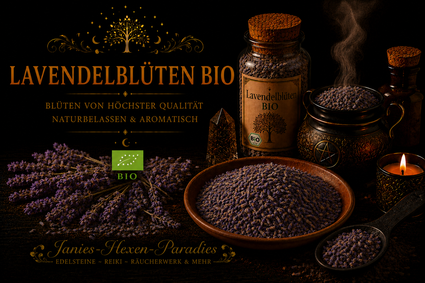 Lavendelblütten Bio