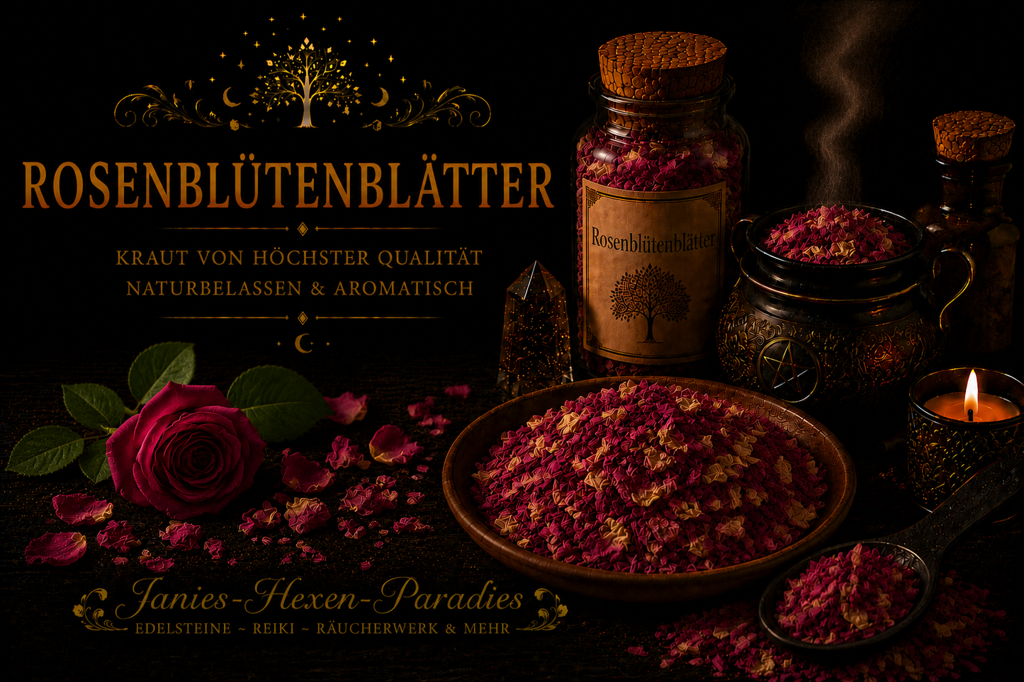 Rosenblütenblätter