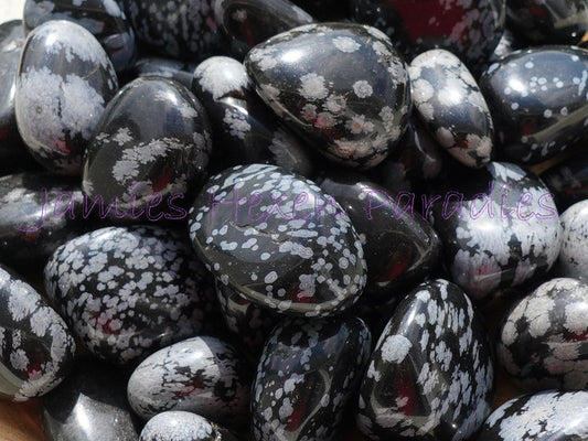 Schneeflockenobsidian